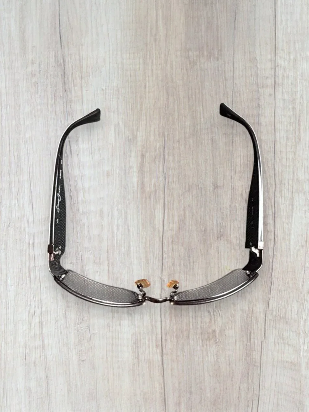 Sean John Rimless Shield Sunglasses Brown Gradient Y2K Wrap Shades SJ803S